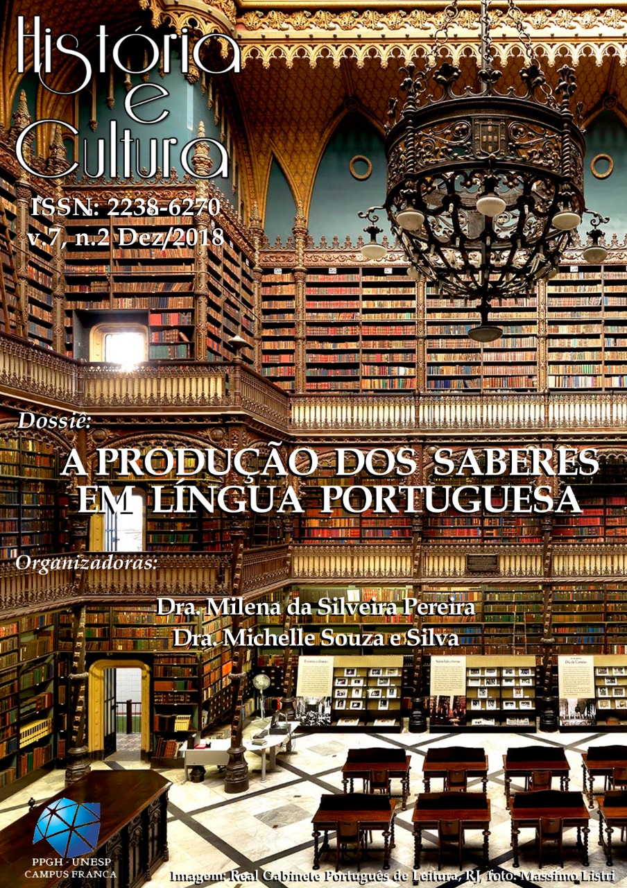 					View Vol. 7 No. 2 (2018): Dossiê A produção dos saberes em língua portuguesa
				